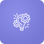 An icon representing friendly customer service for virtual assistant services