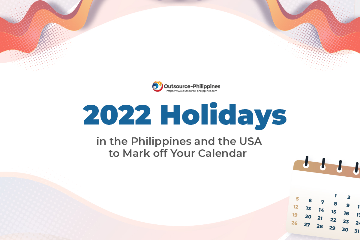 2022 holidays in the Philippines and USA Calendar