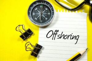 business offshore text concept offshoring in the Philippines