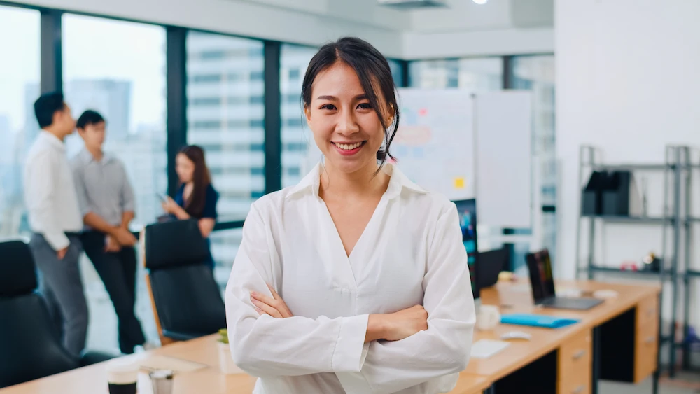 Why the philippines portrait of successful confident executive business employee
