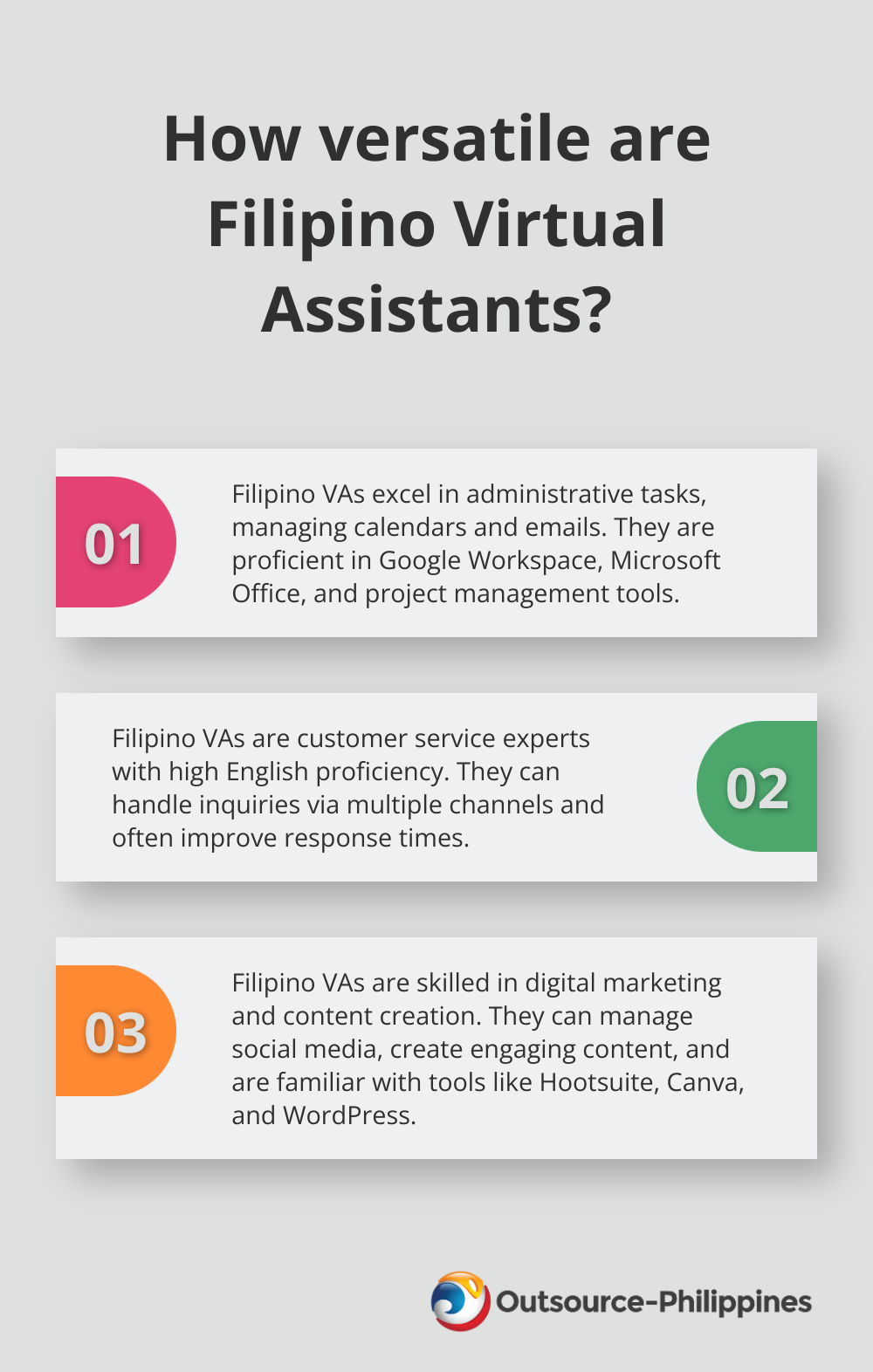 Fact - How versatile are Filipino Virtual Assistants?