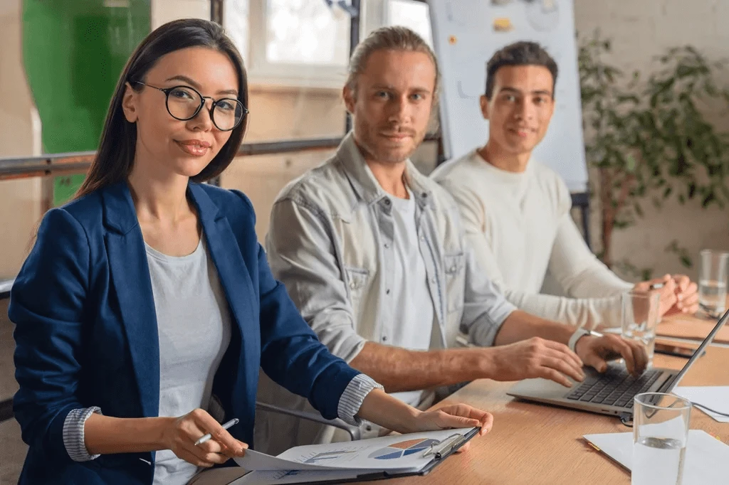 team of professional bookkeepers confident with their skills