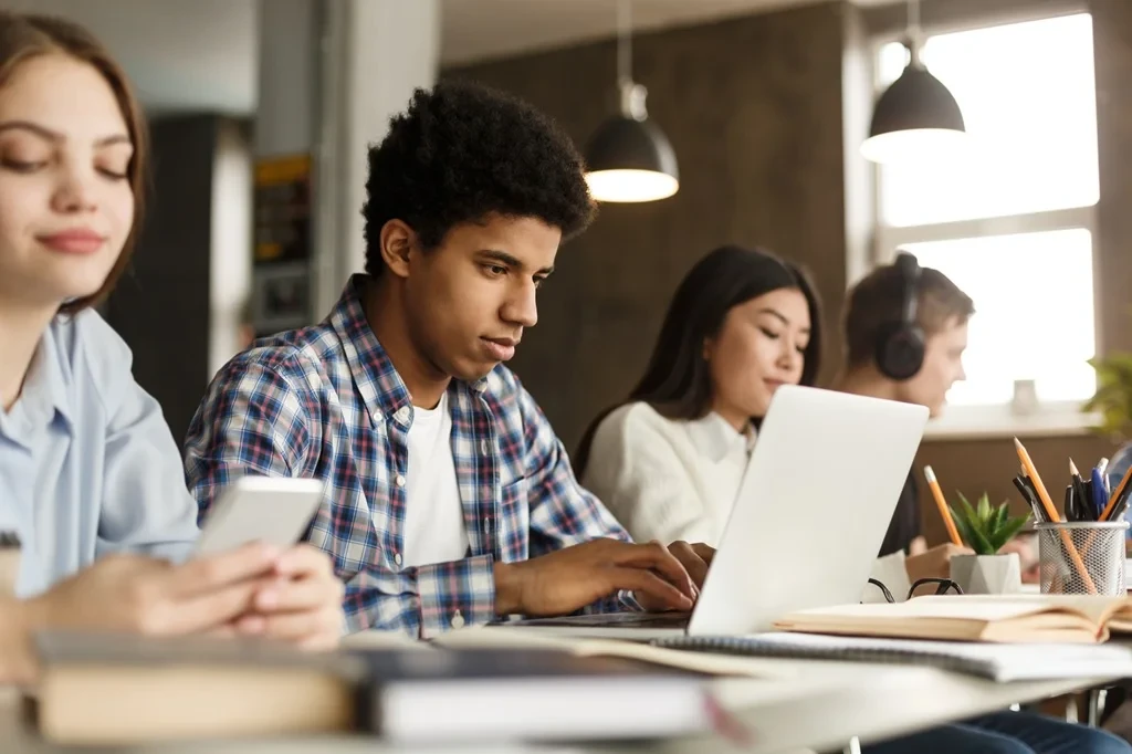 technical writers reviewing documents in an office setting