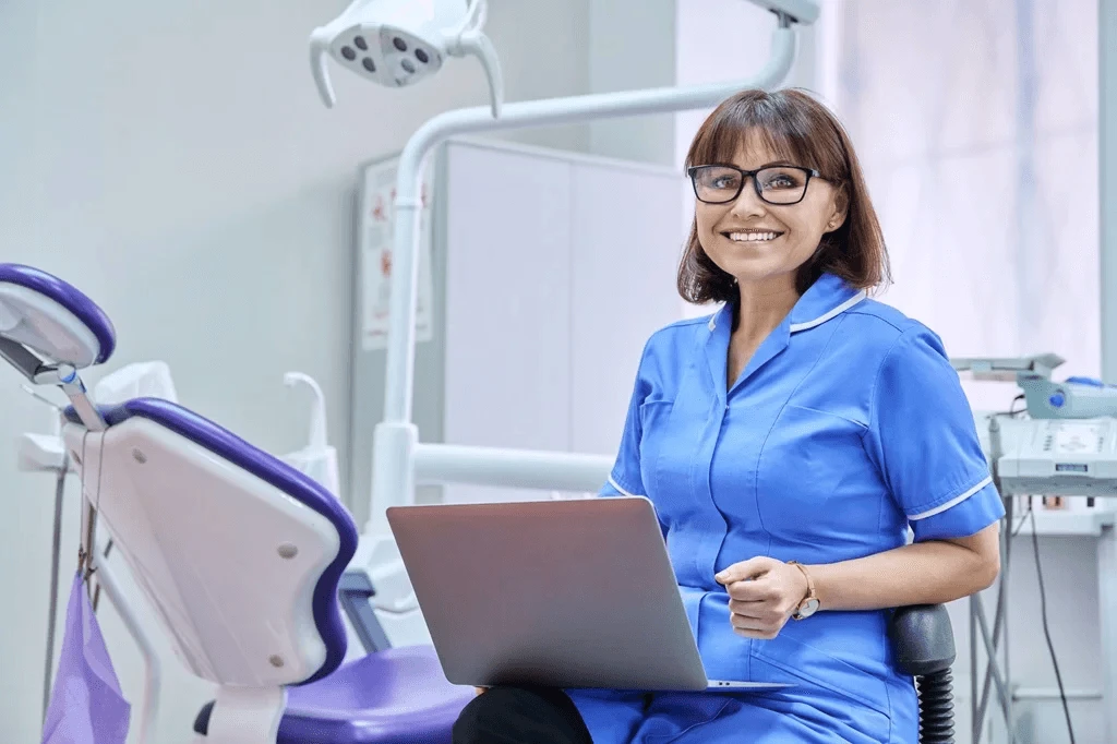 dentist happy with the results of her local SEO efforts