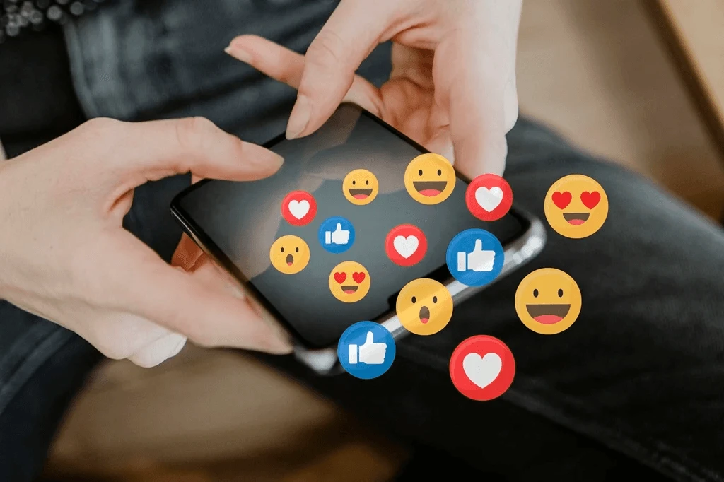 icons of different Facebook reactions