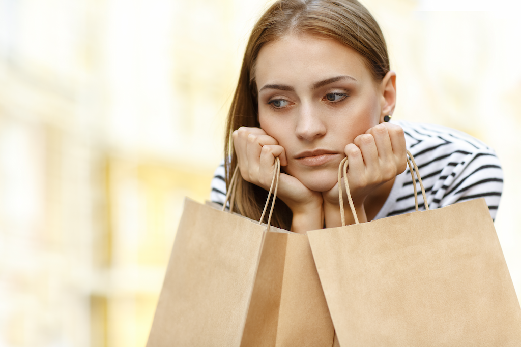 disappointed girl because of customer churn