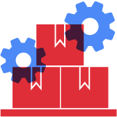 manufacturing and logistics industries icon