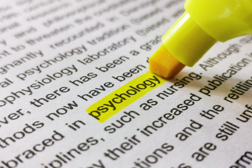 image of marker highlighting word