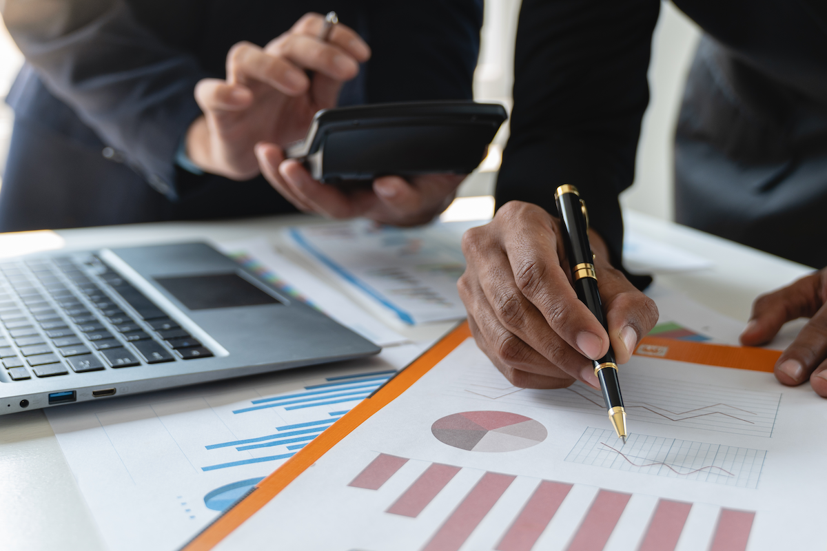 group of businessmen on offshore bookkeeping