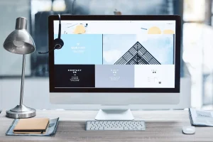 homepage featured on a computer screen