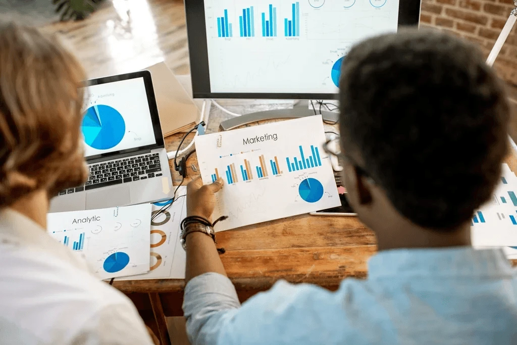 marketers analyzing the performance of their campaigns