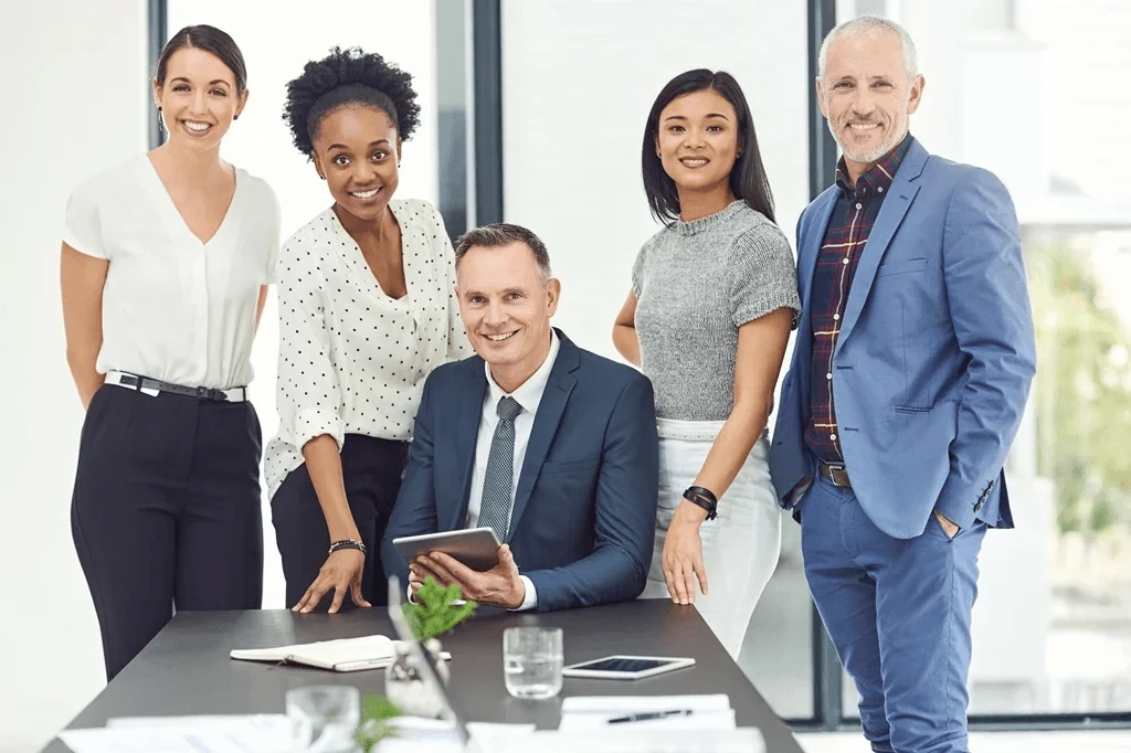 team of expert accountants in action