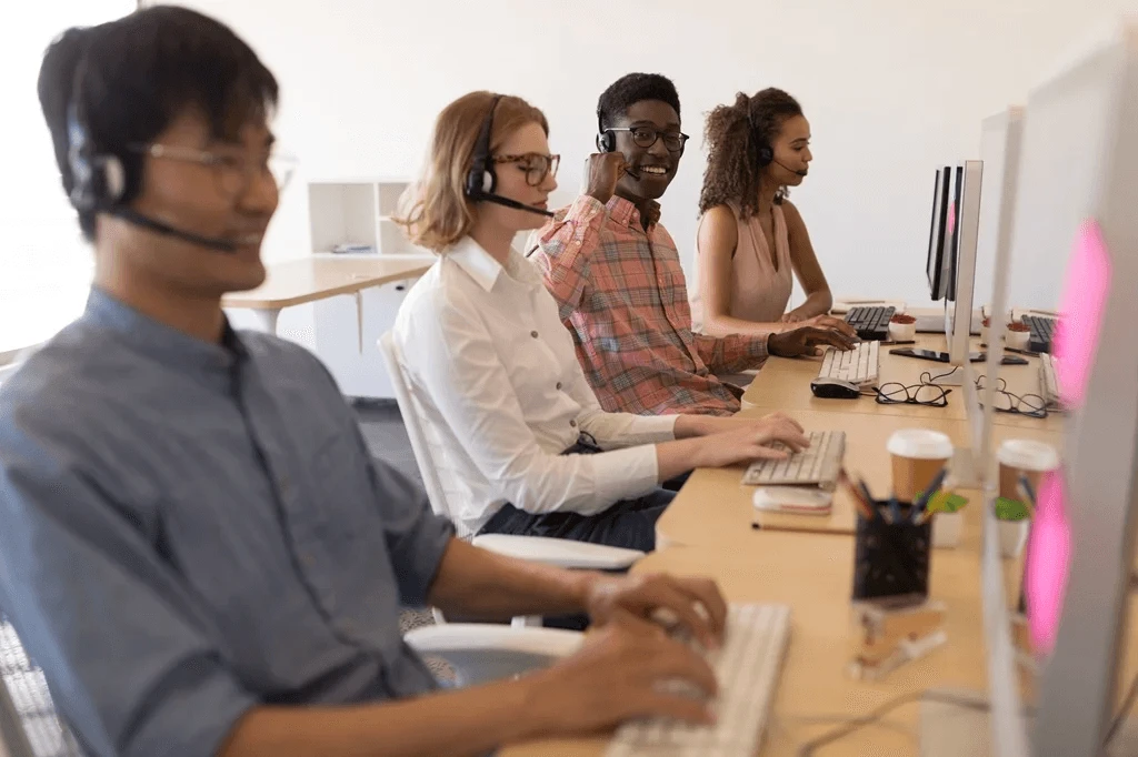 tech-savvy agents representing the modern customer service definition