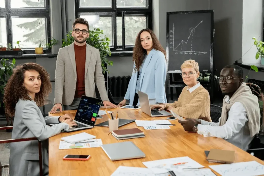 specialists working for an SEO outsourcing agency