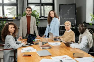 specialists working for an SEO outsourcing agency