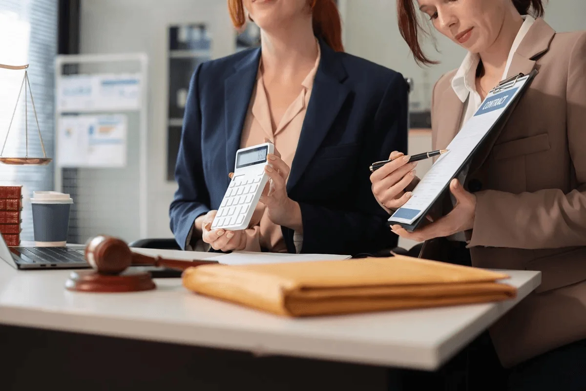 bookkeepers managing the law firm bookkeeping process