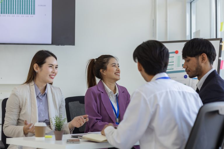 healthcare outsourcing team collaborate