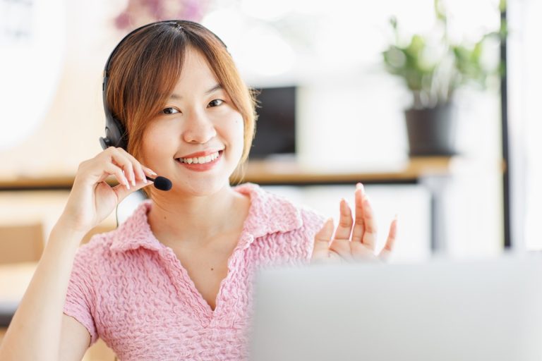 young professional with good customer service skills