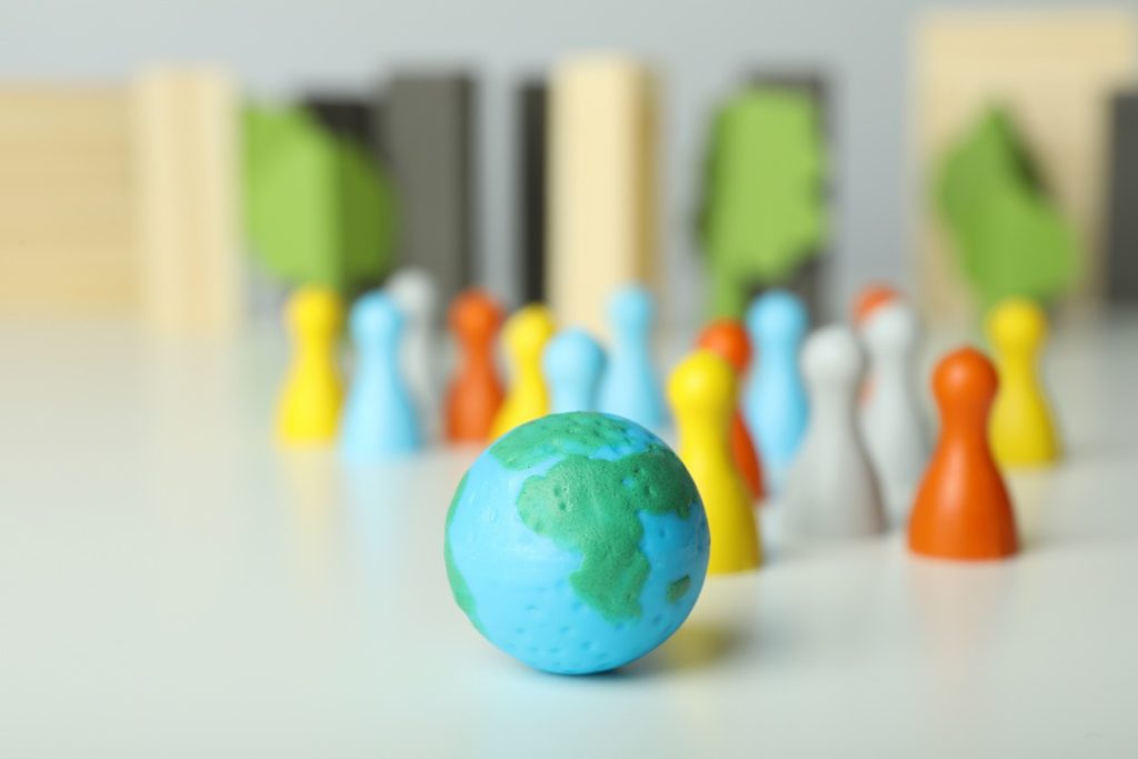 An image depicting global crisis affecting the outsourcing sector