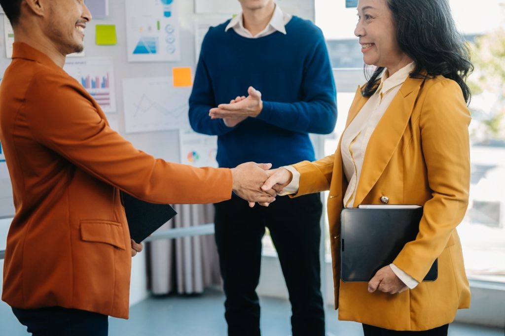 Recruitment process outsourcing may still involve in-person interviews with the HR officer
